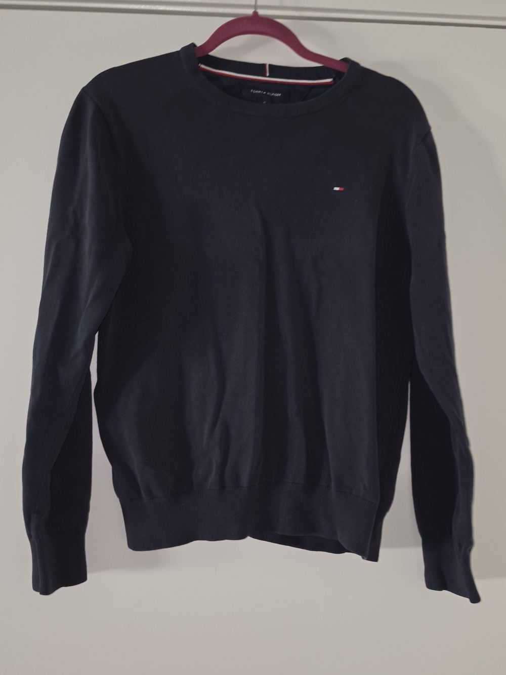 Tommy Hilfiger Men's Dark Navy Crewneck Sweater